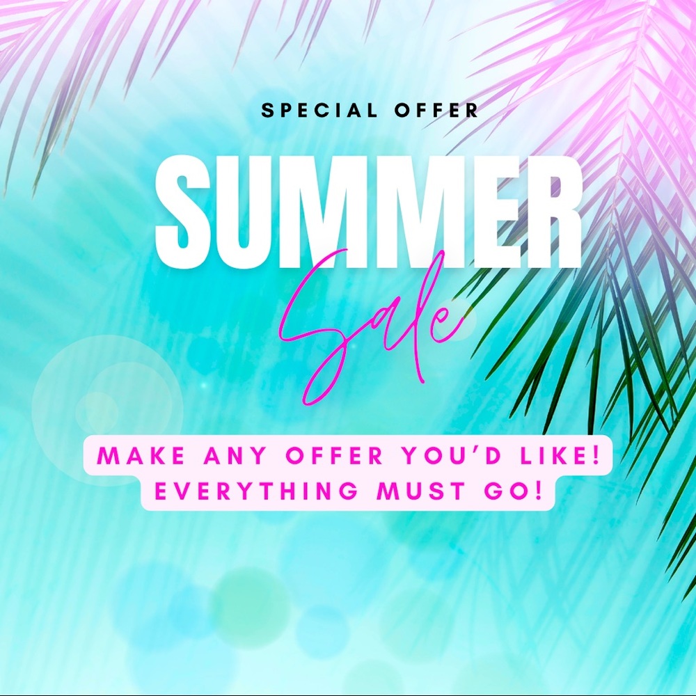 MAKE ANY OFFER YOU’D LIKE💕NEW ITEMS EVERYDAY, DONT MISS OUT 💕🎉🎉🎉🎉🎉🎉🎉